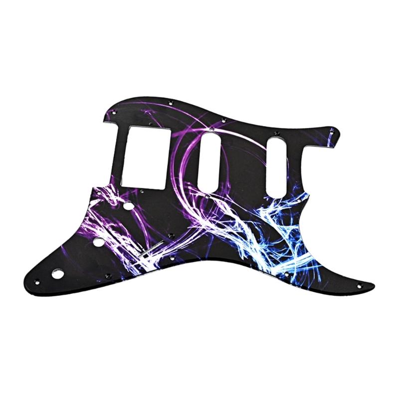 3 Ply 11 Holes Guitar Bass Pickguard Scratch Plate Pick Guards for 4 String Standard Bass Guitar Musical Instrument Part