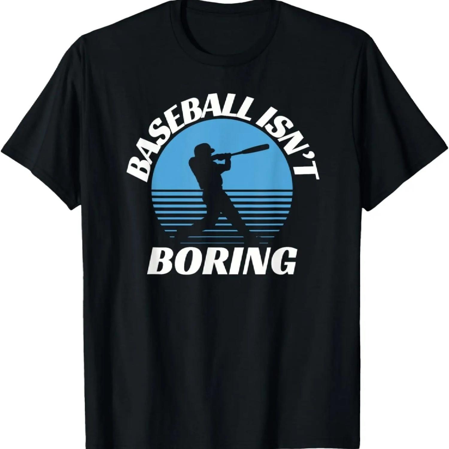

Baseball Isn’t Boring Funny Baseball T-Shirt S разноцветный