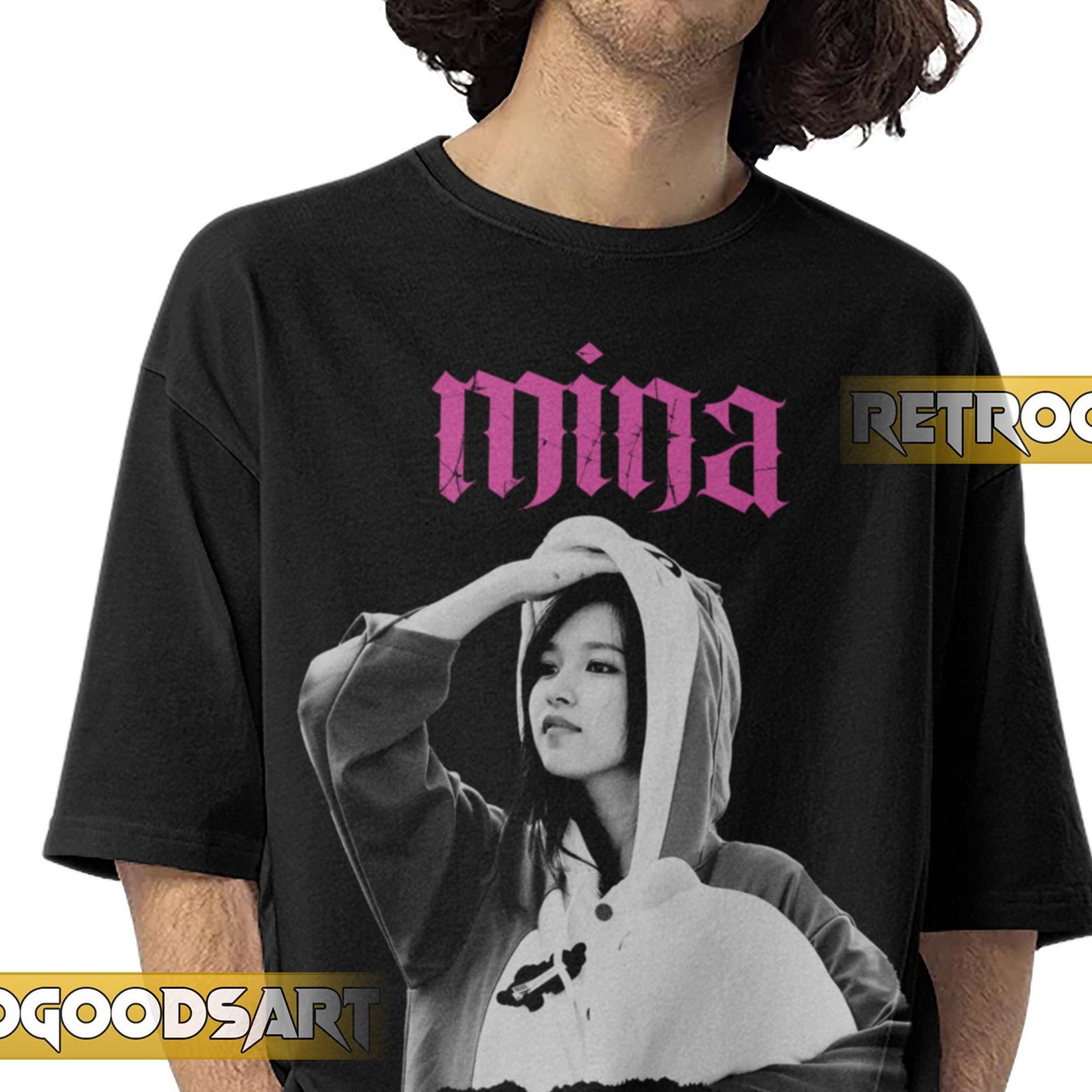 MINA TWICE KPOP Shirt / Mina Sharon Myoi Twice Tour / Twice Kpop GirlbandConcertMerch / Mina Faded Tone T-Shirt M