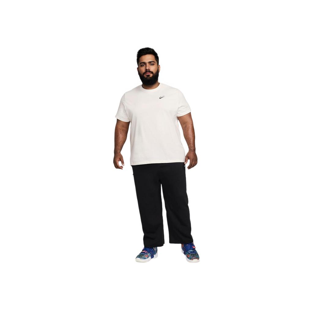 Nike Solid Color Crew Neck Short Sleeve T-Shirt Men Tops White FV8404-133