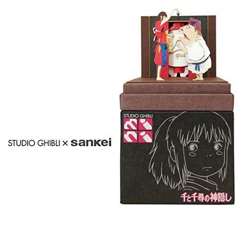 Sankei Studio Ghibli Mini Spirited Away: Rin, Frogman, and Oshira-sama Non-Scale Paper Craft MP07-72