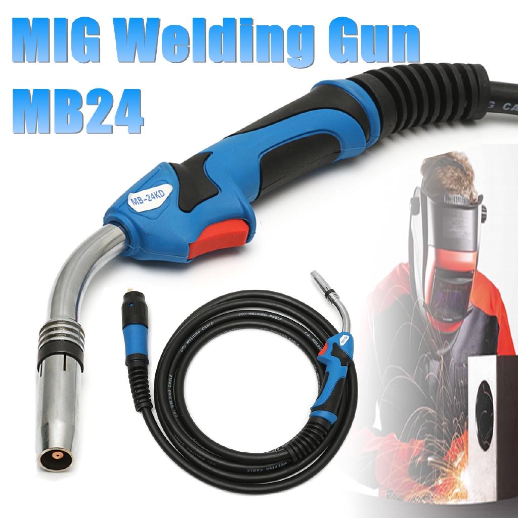 

1Pcs Mig Tool Welding-Guns MB24 MIG Electric Welder Torch Welding Gun-Torch with 5 Meter Length Lead Stinger Parts