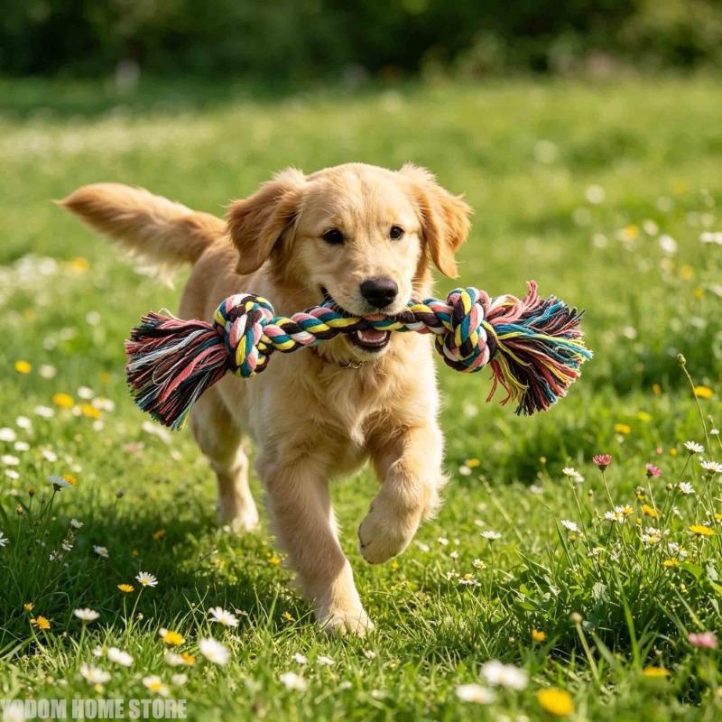 Dog Toys Balls Bite Resistant Puppy Teething Sticks Cotton Rope Balls Pet Supplies Dog Toys Dog Supplies Pet Products Home Item