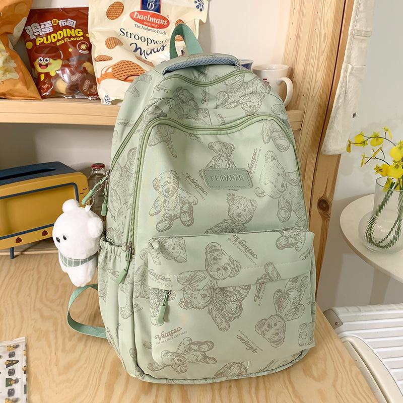 Schoolbag for Children Elementary School Students Cute Bear Middle School Students Girls Backpack