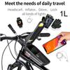 WILD MAN Bike Bag 2L Frame Front Tube Cycling Bag Bicycle Waterproof Phone Case Holder 7.4 Inches Touch Screen Bag