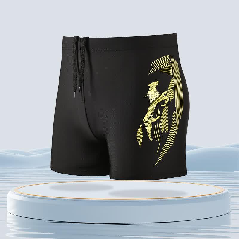 Men s Quick Dry Flat-Angle Swim Shorts