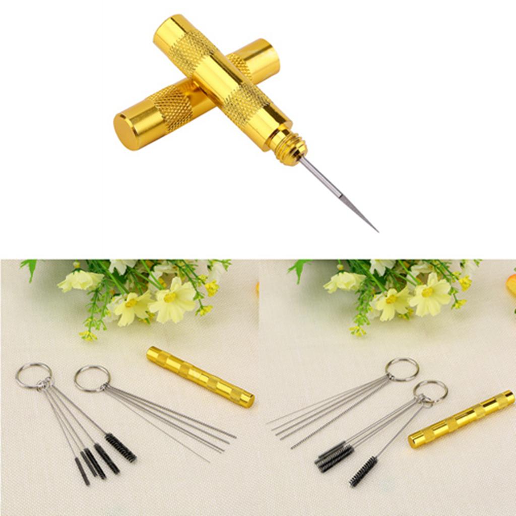 Spray Cleaning Repair Tool Stainless Steel Needle Brush Set Spare Parts Pipe Cl Convenient Use Excellent User Fee