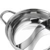 Mandarin Duck Pot Shabu Stainless Steel Cooking for Induction Cooktop Divided