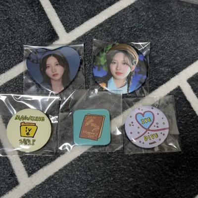IVE Autumn Pancorn Can Badge Set (Random Item) - Unopened