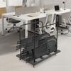 Large Capacity Rolling Cart, Folding Table Cart, Folding Table Trolley, 1*Folding Table Cart 1*English Manual 4* Wheels