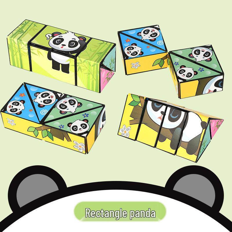 

Кубик Рубика 3D Панда в стиле TikTok: Детская развивающая игрушка для снятия стресса