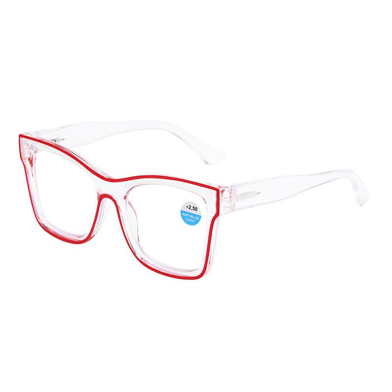 Young Reading Glasses Anti-Blue Reading Glasses Square Old Man Reading Glasses High Definition Magnifying Glass