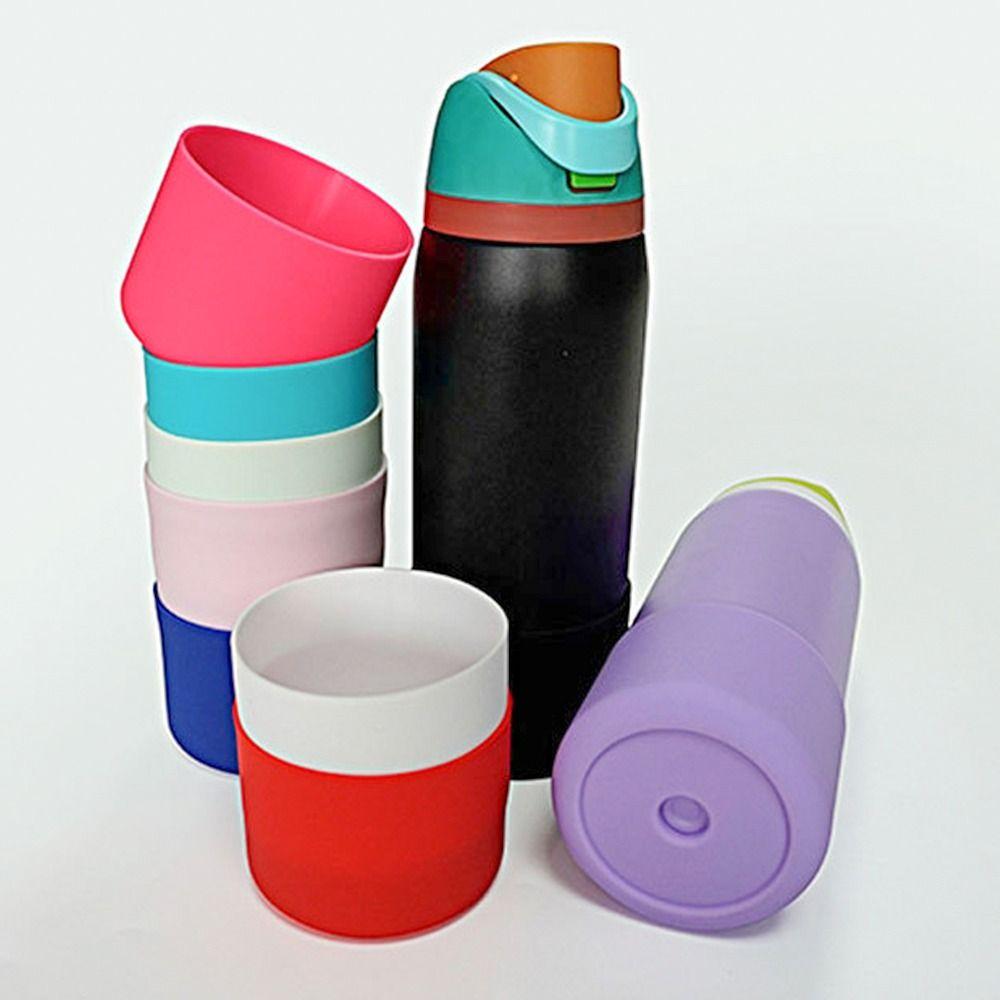 1Pcs Soft Silicone Boot for Owala 24oz 32oz 40oz Anti-Slip Protective Sleeve Boot Bottom Base Water Bottle Accessories Cup Holders 5