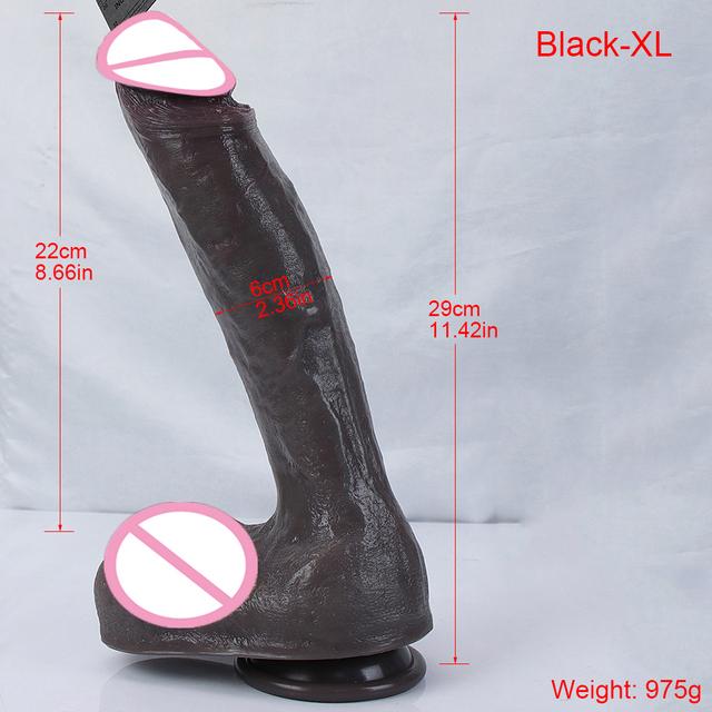 XXL Oversized Dildo Realistic Huge Penis Giant Phallus Long Soft Silicone Suction Cup Anal Sex Toys For Women Vagina Masturbator