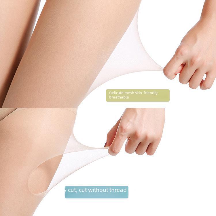 Extra Large Anti-Snag Nude Pineapple Stockings for Spring/Summer