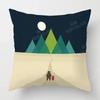 Nordic Home Decor Throw Pillowcase Sofa Cushion Cover Modern 45X45Cm 45*45 50X50 60X60Cm 40X40 Living Room Child Kawaii Cartoon