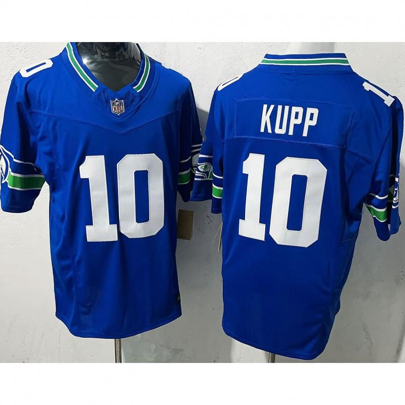 NFL Seattle Seahawks Vintage Style Football Jersey Short Sleeve Embroidered Team Apparel Men