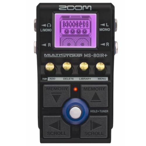 ZOOM MS-80IR Plus Multi Stomp Pedal IR Cabinet Simulator 23 Guitar Amp Models [Domestic Genuine M...