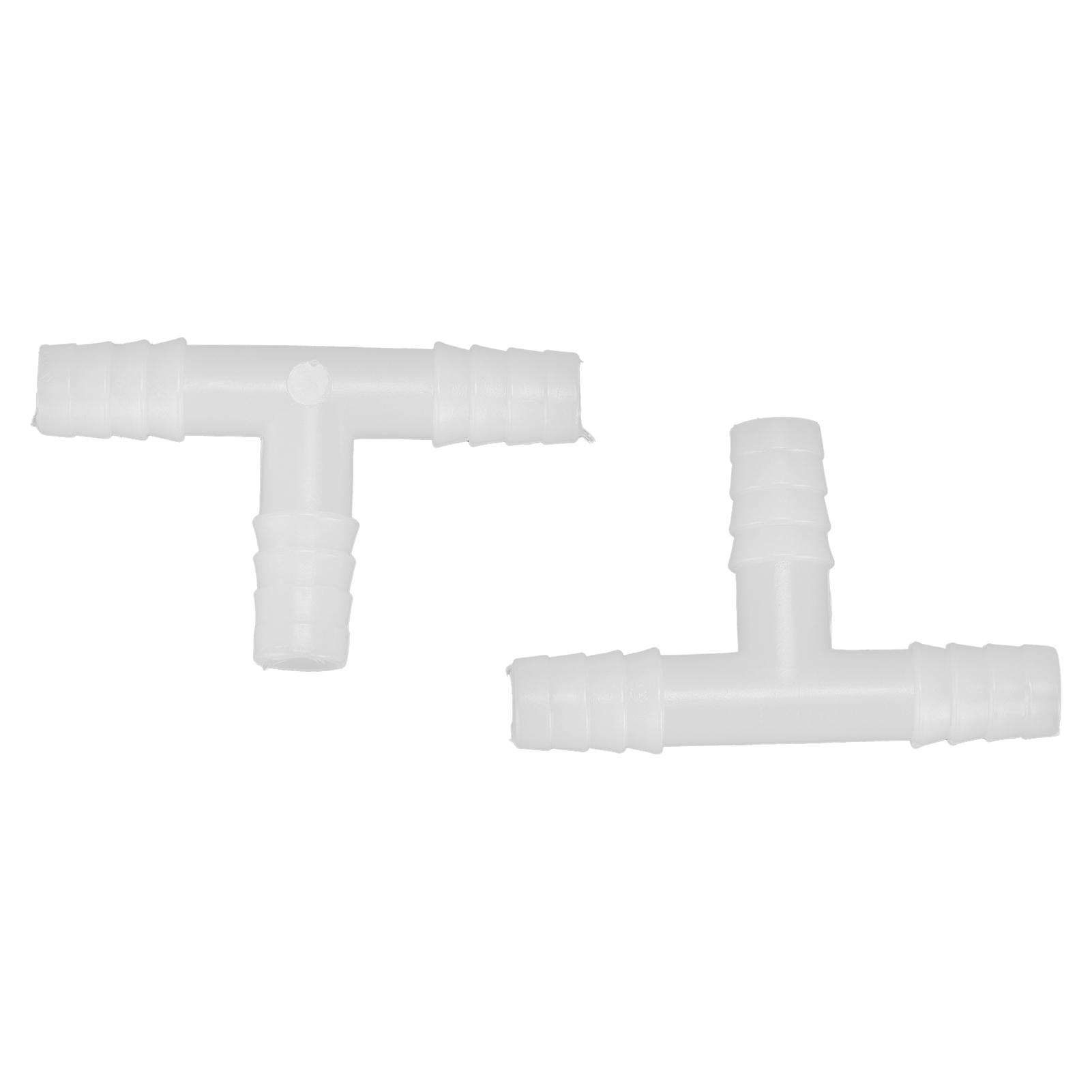 T Shape Control Valve Connector, 10mm Plastic Aquarium   Hose Connector, Water Pipe Fitting for Aquarium Hose Pipe Fitting