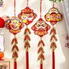Elegant Chinese New Year Decoration 2025 Snake Year Pendant Hangings For Joyful Spring Festival Home Setup