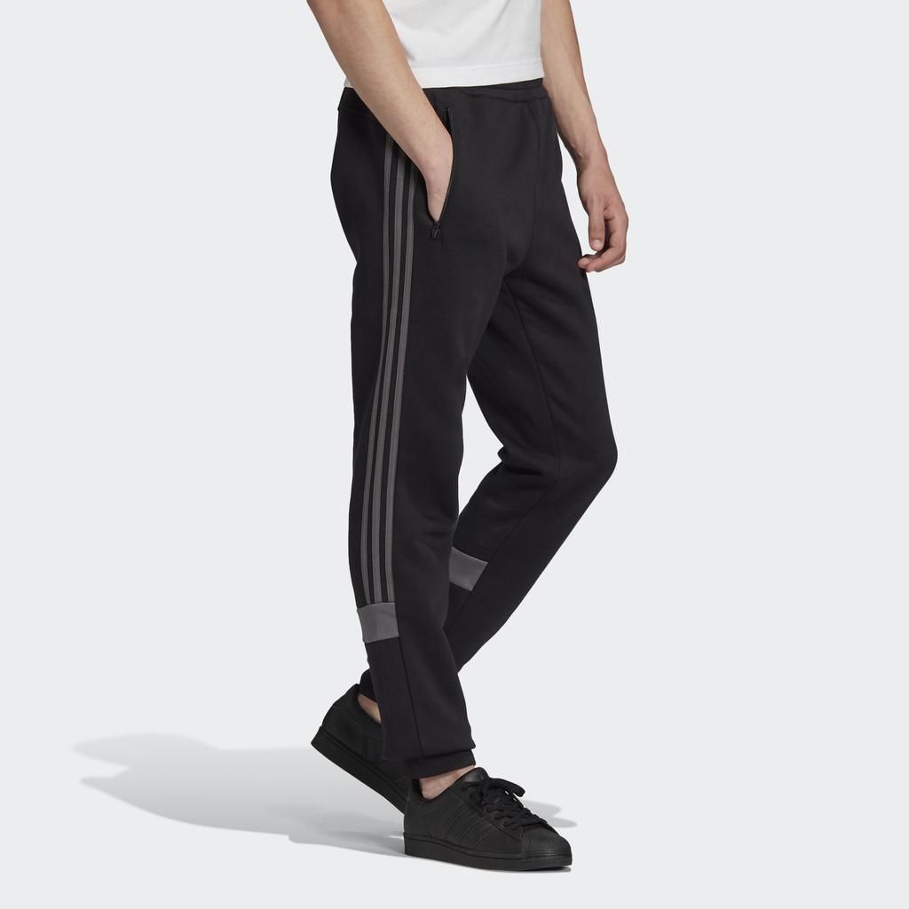 Adidas Originals Linear Logo Casual Sports Pants Men Bottoms Black FT9278
