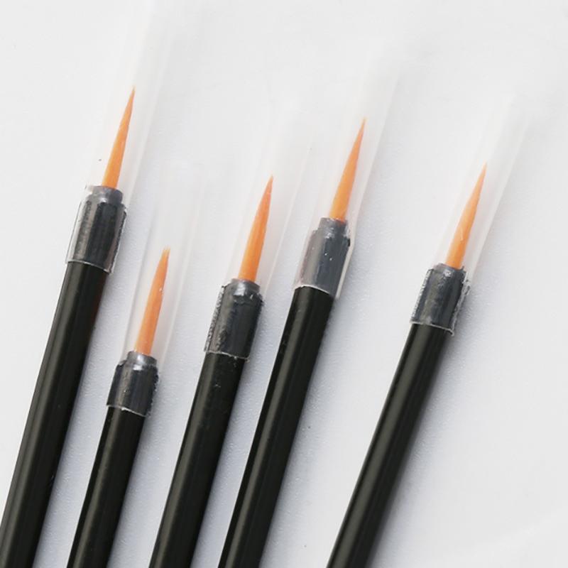50Pcs Disposable Nail Brush Nail Art Liner Brushes Gel Nail Brush Gel Nail Polish Painting Brush Drawing Nail Art Brush Pen