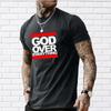 Neues Sommer-Herrenmode-T-Shirt God Over Everything Aufgedrucktes Herren-T-Shirt Top
