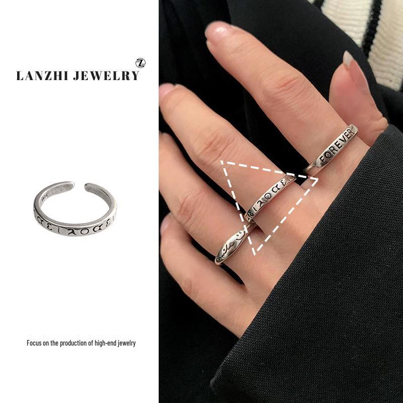 Inel Thai Argint pentru Femei, Stivuibil - Argint 925, Design de Nișă, Bijuterii Simple și Versatile