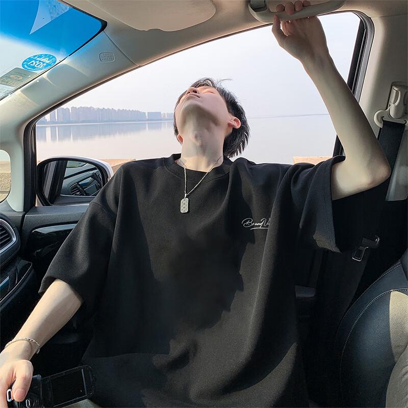 VUUG Men s Heavyweight Loose Fit Cotton T-Shirt XL