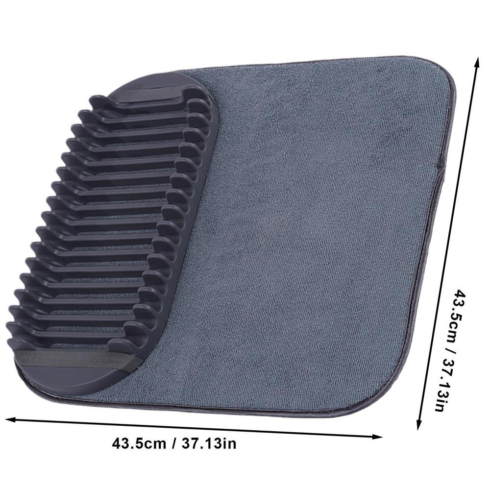 

Коврик для сушки посуды, подвешиваемый из тонкого волокна, для сушки посуды на кухонной стойке, для сушки посуды, столовых приборов