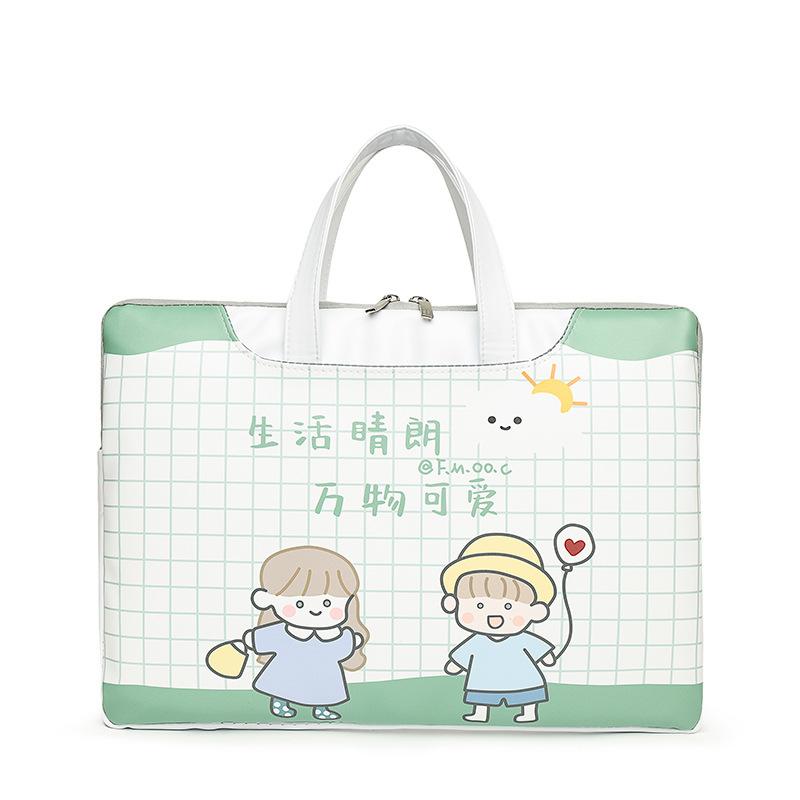 

Новая сумка для ноутбука для девочек, высококачественная, мультяшная, милая сумка-вкладыш, дюймовая, для студентов колледжа, вместительная для хранения