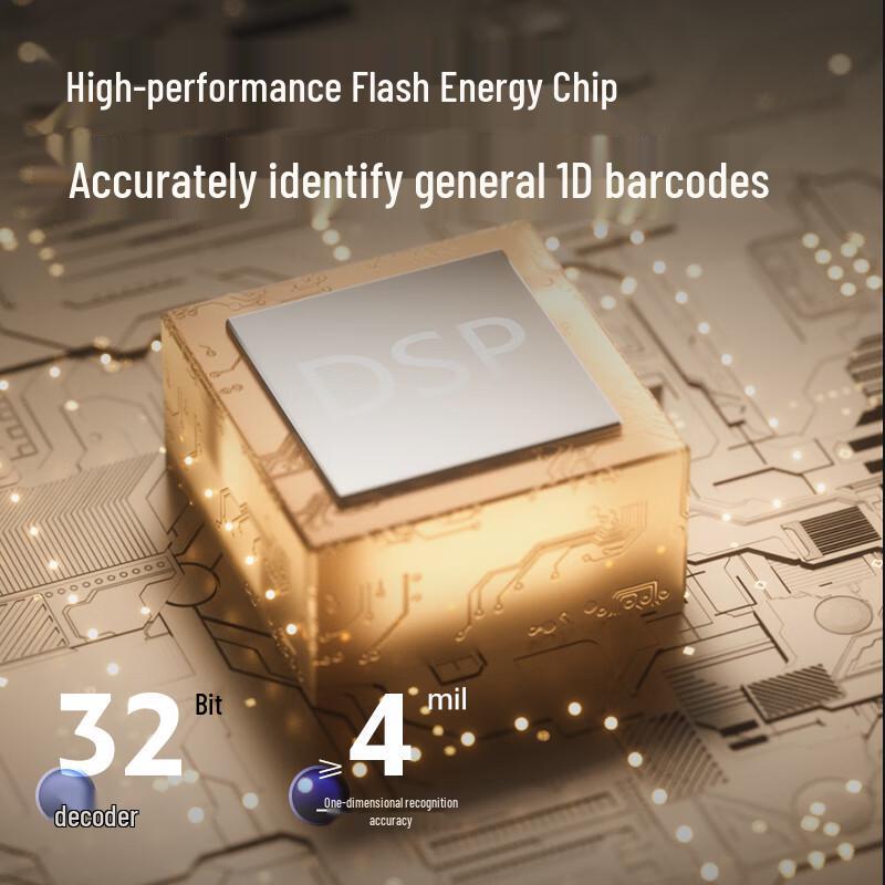 Deli Wireless 1D Bluetooth Barcode Scanner