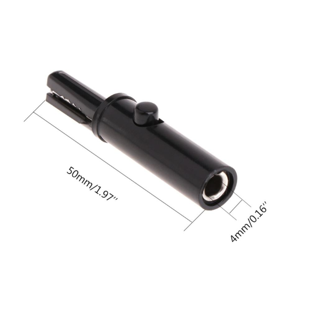 Alligator Clip Push Button Type Crocodile Clip Jack Insulation Alligator Clip Crocodile Clip