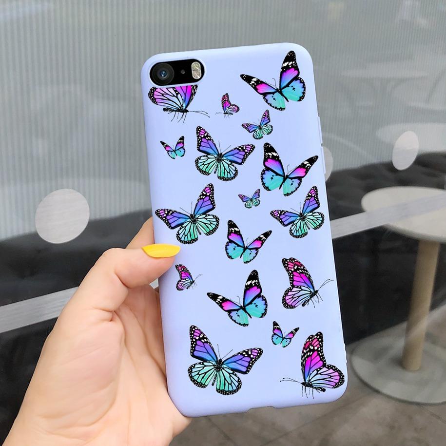 

For iPhone SE 2022 Case Fashion Leopard Cartoon Soft Back Cover For iPhone SE 2020 SE2 5SE 2016 iPhone 5 5S Silicon Matte Bumper iPhone SE 2016