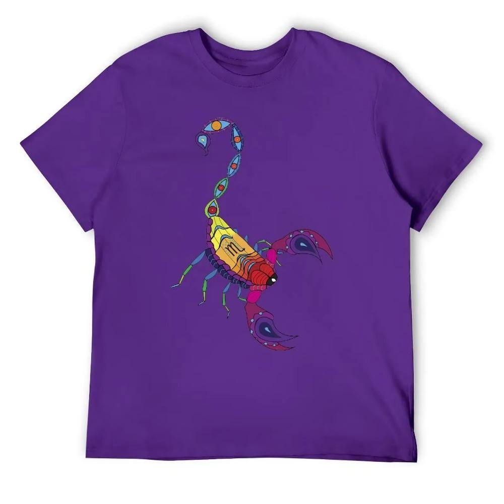 Scorpio Twelve Contellation (5) T-shirts Funny T-shirt Crewneck Campaign  Humor Graphic Leisure Eur Size