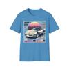 C4 Corvette ZR-1 Retro 80s 90s Vaporwave Grid Neon Sunset Graphic T-Shirt
