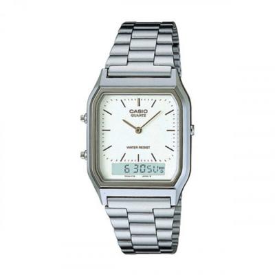 CASIO Retro Ana-Digi Stainless Steel Watch AQ-230A-7DMQ