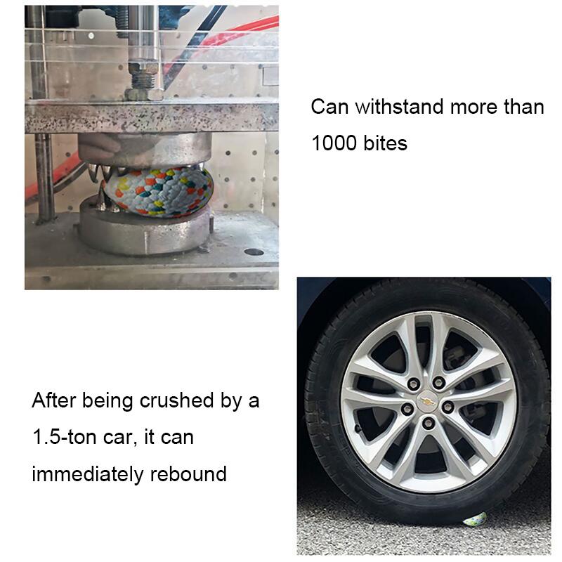 Durable and Lightweight Dog Chew Toy - Popcorn Ball for Aggressive Chewers!