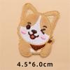 10Pcs Dog Embroidery Iron On Patches Adhesive Embroidery Appliques For Clothing Jackets Bags Hat Decoration and Sewing