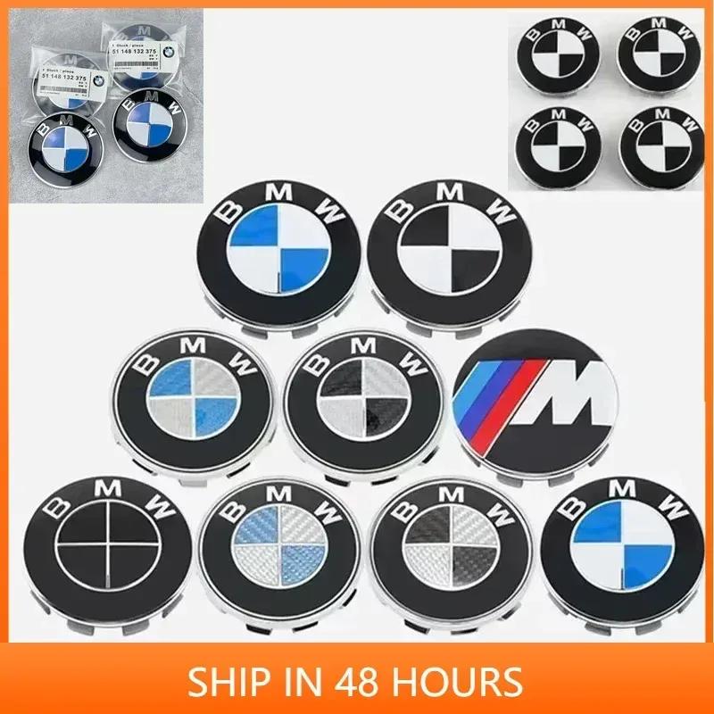 -4Pc 56mm 68mm BMW Emblem For BMW Wheel Hub Caps For BMW 3 Series 5 Series E60 E90 F10 F30 E46 E39 X5 E53 E70 E38 Z4 Accessory