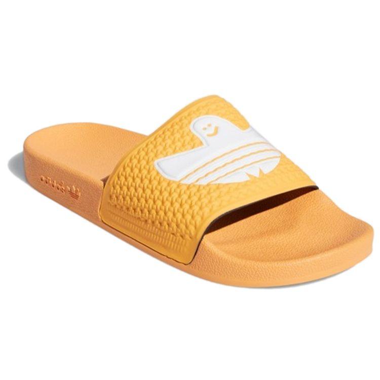 Mark Gonzales X Adidas Shmoofoil Slide Hazy Orange Unisex Sneakers Cloud-White FY6850