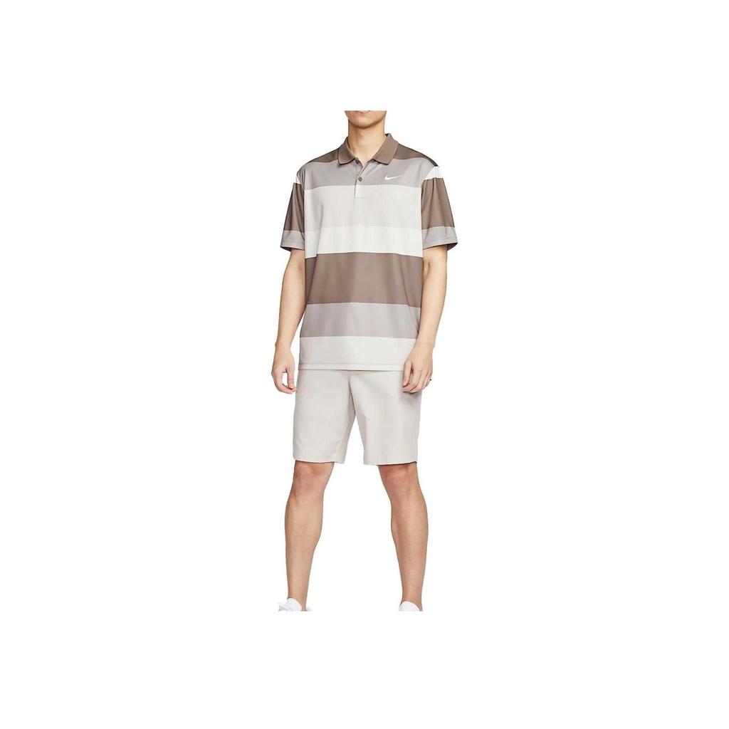 Nike Victory Dri-Fit Swoosh Comfortable Casual Simple Versatile Short Sleeve Polo Shirt Men Tops Brown FZ7449-233