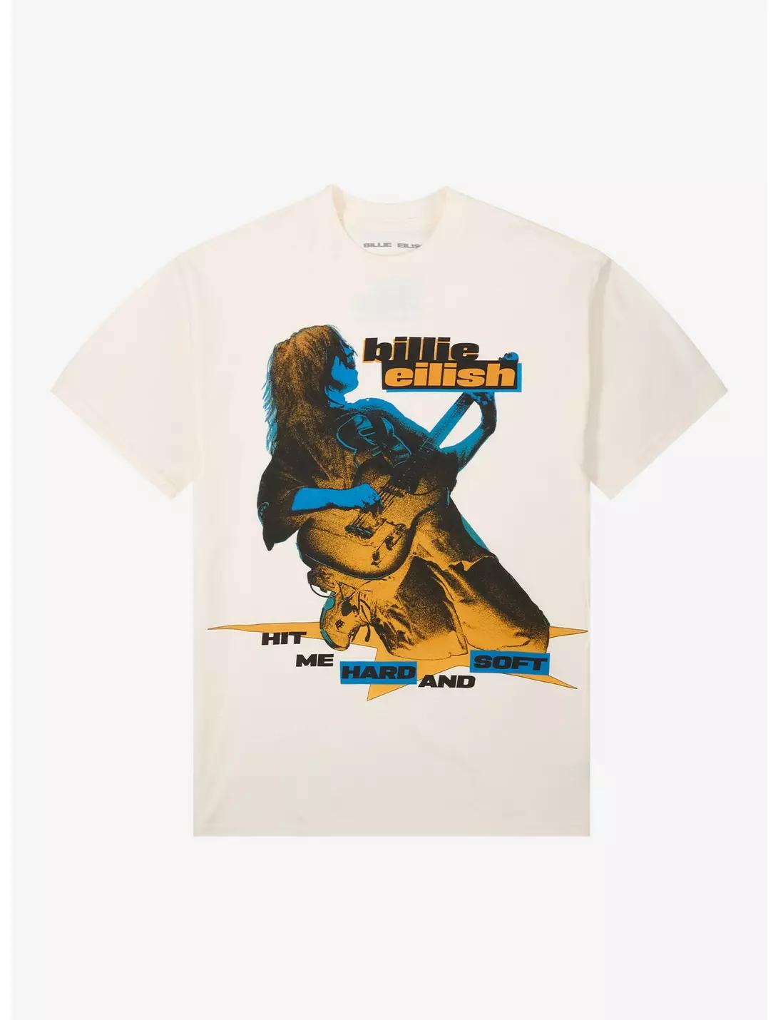 

Billie Eilish Glasses New Album Tour 2026 Summer Unisexs Cotton Tshirt Comfortable Highquality Ins Y2k 2XL