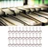 30Pcs Wire   Clips 2 Inch Hollow Out Strong Clamping Multi Purpose Small   Clips for Notes Tickets Papers
