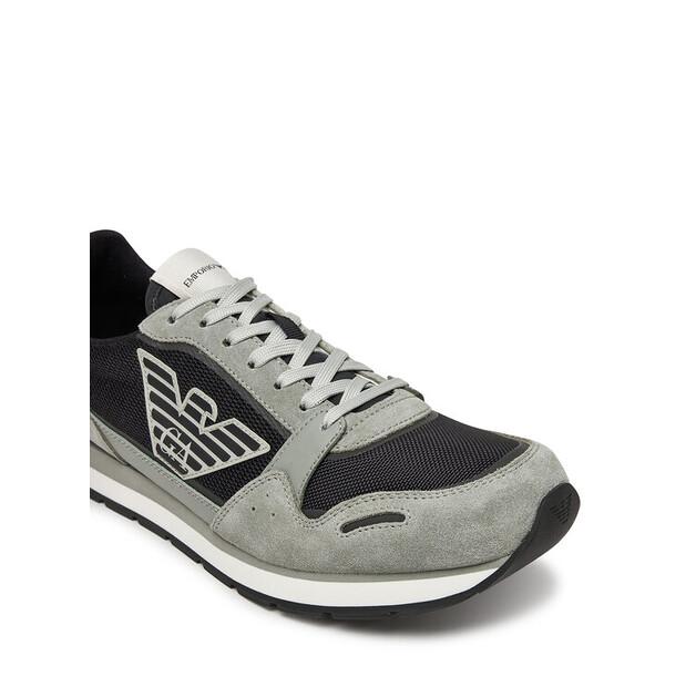 Мужские кроссовки Emporio Armani X4x537 xn730 u549 серые