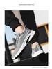 2025 Men's Black Breathable Mesh Running Shoes - Odor-Resistant Casual Lightweight Sneakers