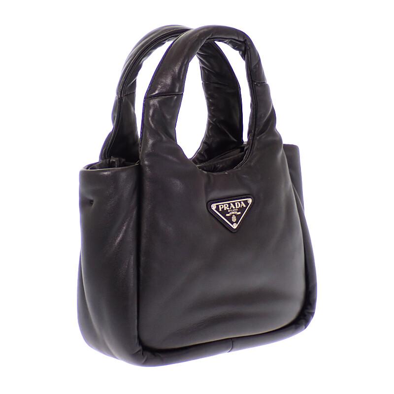 PRADA  1BA359 Handbag black leather Women