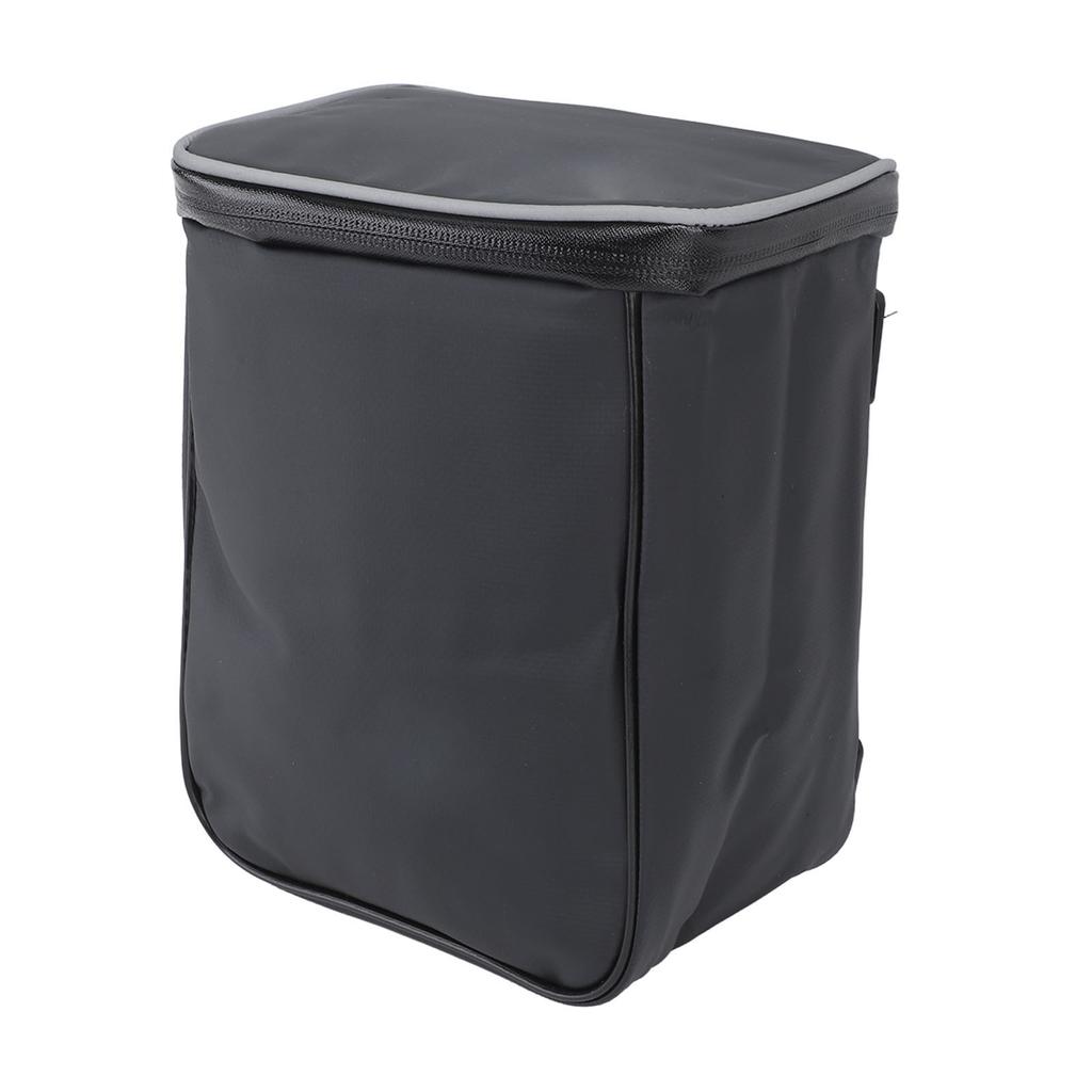 6L Motorcycle Tail Bag with 2 Way Zipper Waterproof Bright Reflective Electric Bicycle Rear Seat Bag for Commuting