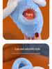 New Autumn/Winter Cartoon Kids' Cotton Slippers - Adorable Non-Slip Parent-Child Home Shoes