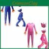 Wuggy Kids Huggy Poppy Playtime Cosplay Costume Bodysuit Jumpsuit Mask Gloves